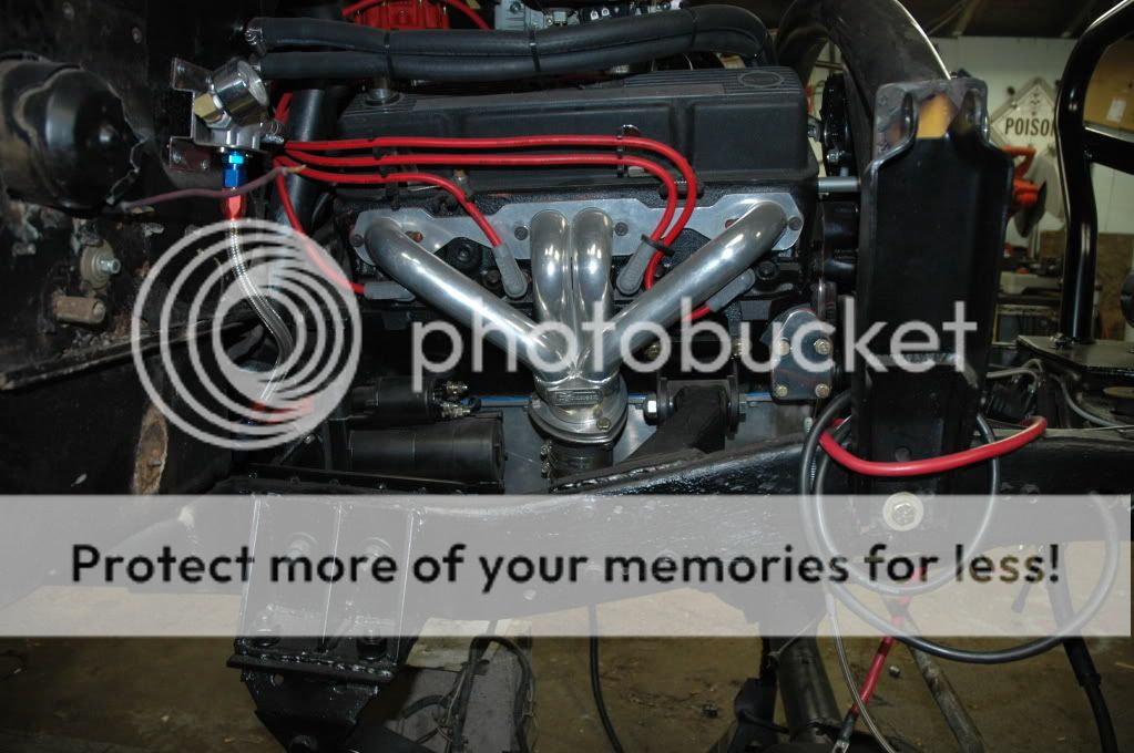 Sanderson Silver Ceramic Block Hugger Headers For S B C *SOLD* Great