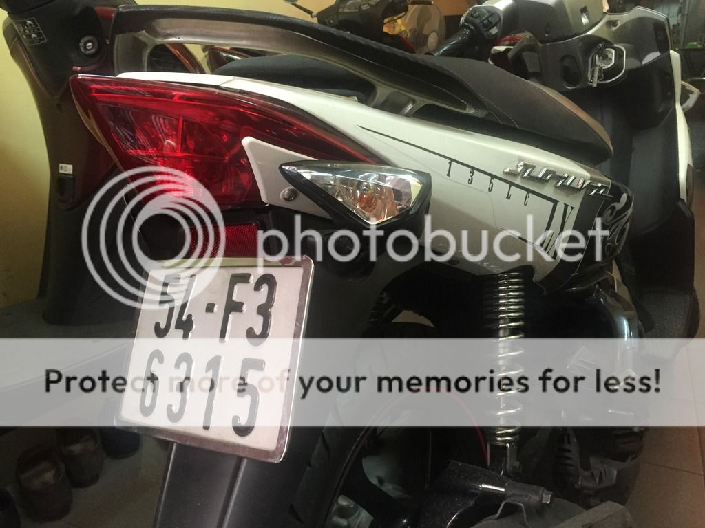 Cần bán Nouvo 4 LX trắng nguyên zin đời 2009 chính chủ - 1