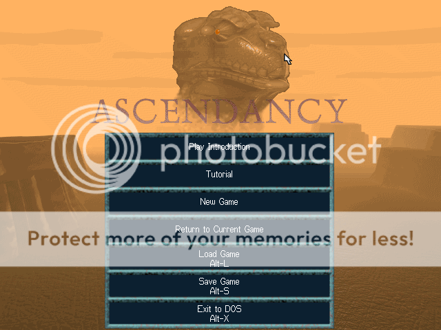 O ecrâ principal do Ascendancy