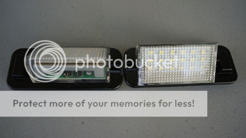 E36 LED License Plate Lights + Housings