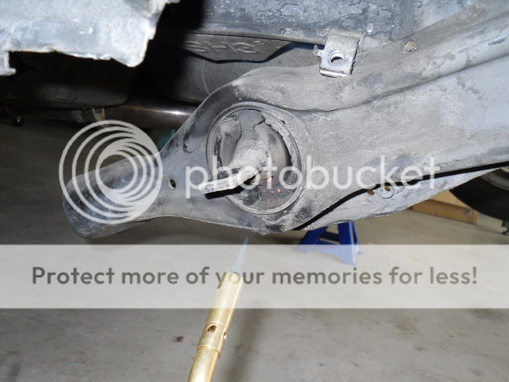 Energy Suspensions trailing arm bushing install HondaTech