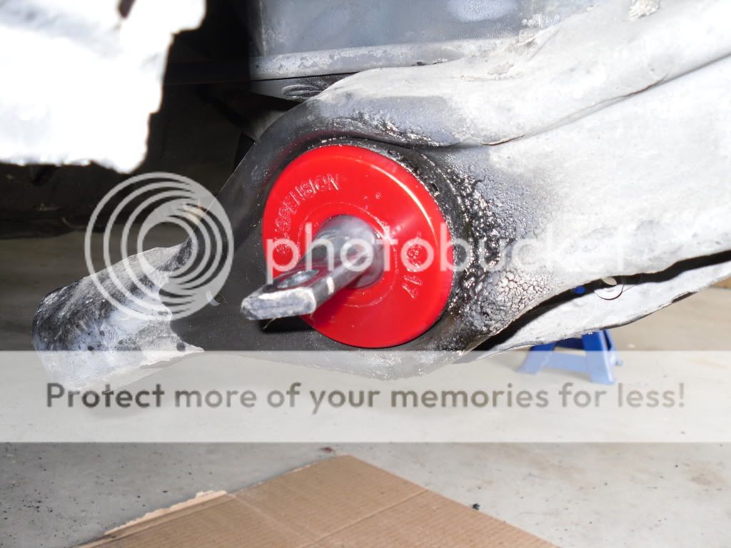 Energy Suspensions trailing arm bushing install HondaTech